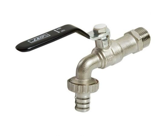 Кран водоразборный шаровой VRT 3/4 рукоятка, с носиком 522218 – изображение 5