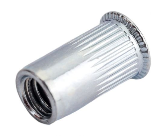 Резьбовая заклепка Daxmer м4, оцинк. сталь, насечки, уменьш. борт, 1500 шт. 393287 – изображение 5