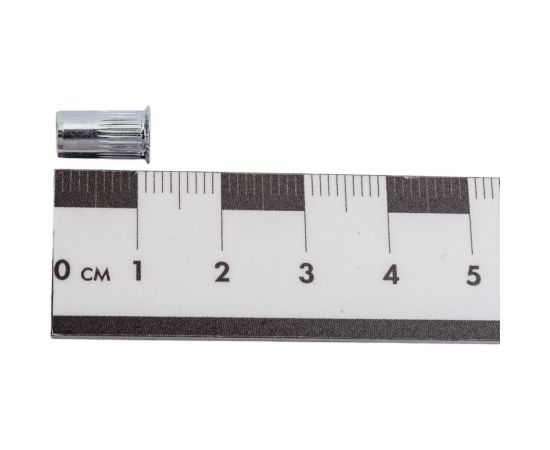 Резьбовая заклепка Daxmer м4, оцинк. сталь, насечки, уменьш. борт, 1500 шт. 393287 – изображение 6