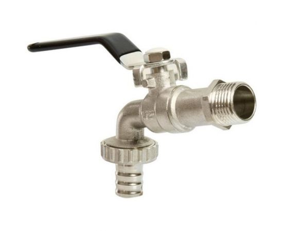 Кран водоразборный шаровой VRT 3/4 рукоятка, с носиком 522218 – изображение 7