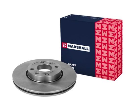 Тормозной диск передний Lada Largus с ABS 12-, Nissan Micra III, V 02-, Renault Clio III MARSHALL M2000405 
