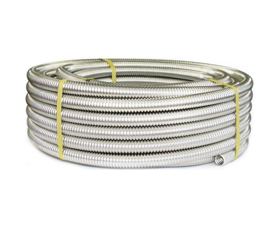 Гофрированная труба Stahlmann из нержавеющей стали SS304 25А, неотожженная, 10 м 2217467 