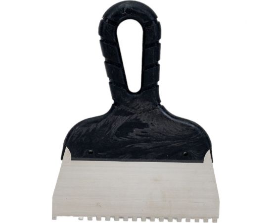 Зубчатый шпатель Управдом нержавеющий, 150 мм, размер зуба 4x4 мм 4100004991 