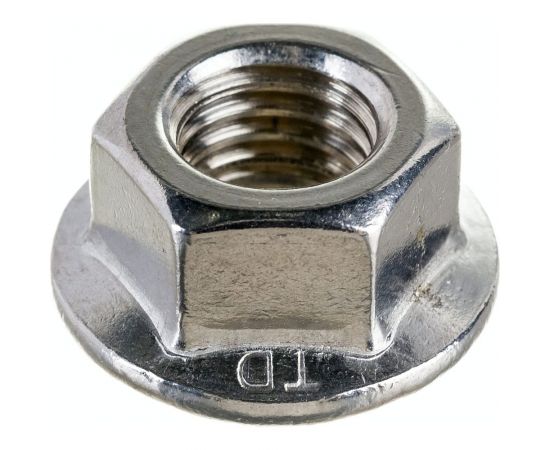 Шестигранная гайка с фланцем и насечками DINFIX DIN 6923, нерж. А2, M12, 10 шт. 00-00001931 