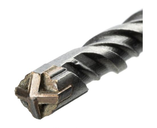 Бур по бетону Рубин 6x160x100 мм, SDS-Plus, 4 резца, пластиковый держатель, 1 шт TDM SQ1094-0202 – изображение 2