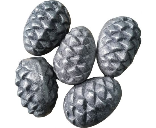 Чугунный камень для бани LK Кедровая шишка 68x98 мм, 5 шт. КЧО-1 КЕ1254 – изображение 2