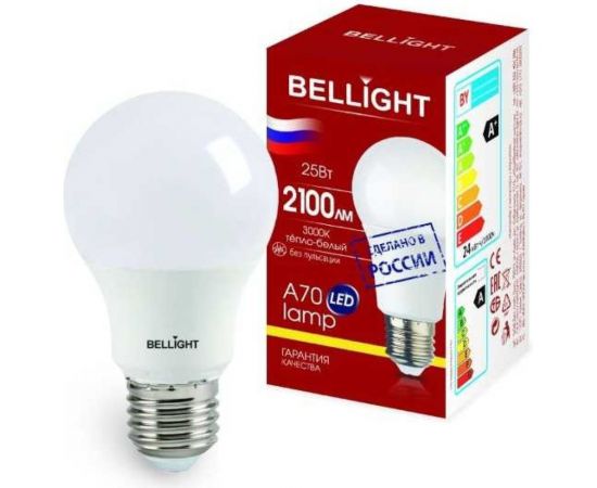 Светодиодная лампа BELLIGHT LED A70 220V/25W/E27 3000К 2100лм 85339516 – изображение 3