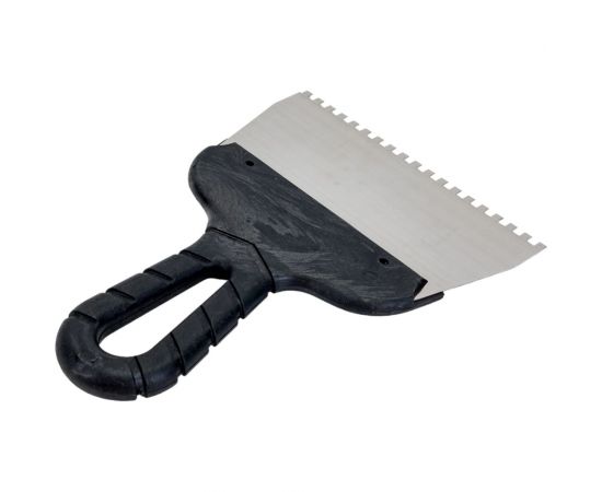 Зубчатый шпатель Управдом нержавеющий, 150 мм, размер зуба 4x4 мм 4100004991 – изображение 3