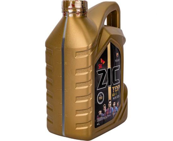 Моторное масло ZIC 5W30 TOP C3, SN/CF, 504/507, синтетическое, 4 л 162612 – изображение 3