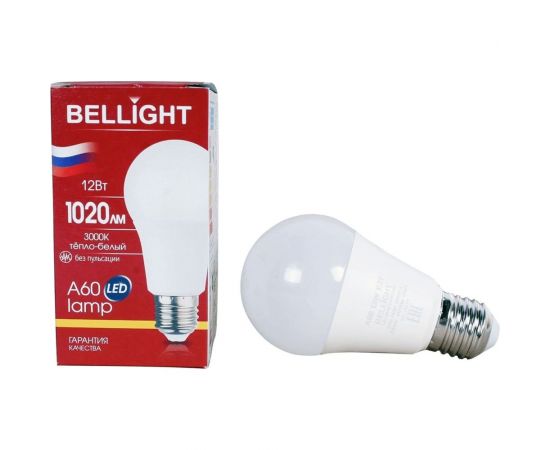 Светодиодная лампа BELLIGHT A60 Е27 12W 12-48 вольт 6500К 1020Лм 85637133 – изображение 3