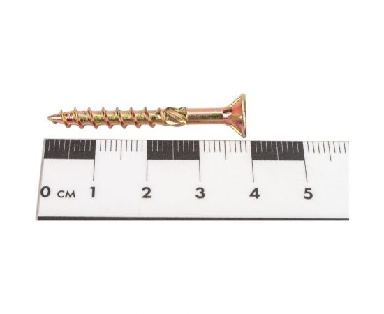 Саморез для дерева с фрезой INFIX потайн. 4.5х40 ЦЖ, TX 25 500 шт. 66092 – изображение 4