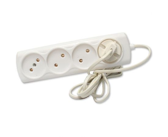 Удлинитель Радист ЭКОНОМ Р16-009 6А 4 гнезда 2*0,75 5м Белый 464 