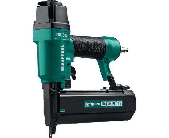 Пневматический нейлер-степлер KRAFTOOL скобы тип 55 (16-30 мм) / 300 (10-50 мм) 31962 