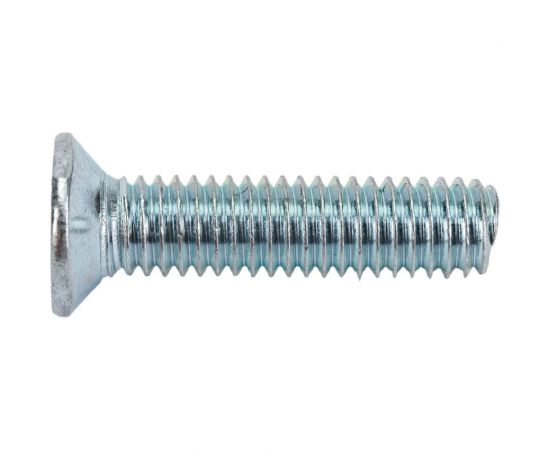 Винт с метр. резьбой крепежная техника потай, din 965, 6x25, 10 шт. 38466 