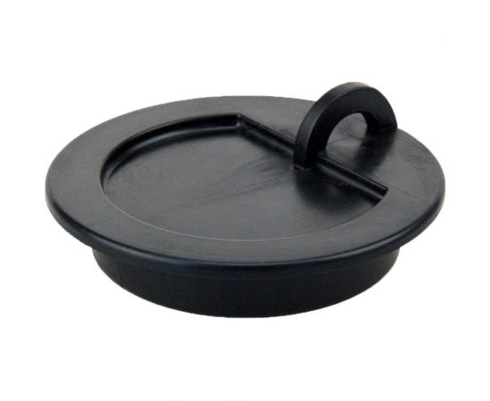 Пробка для ванны MasterProf черная ИС.110626 