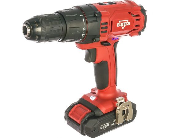 Аккумуляторная дрель-шуруповерт Elitech ДА 18СЛ2 191617 