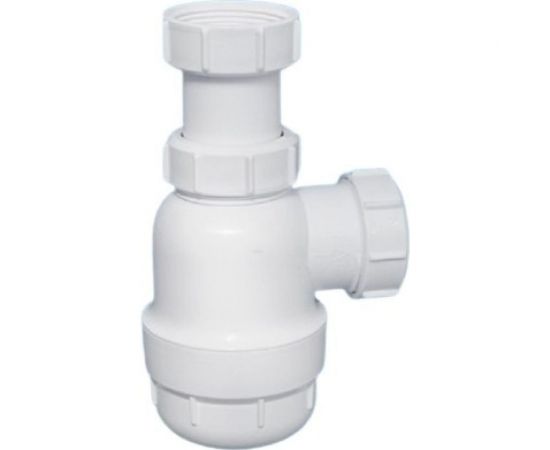 Бутылочный сифон McAlpine 1 1/2""х40 мм, без выпуска, выход компрессионный D=40 мм MRSK2-NW 