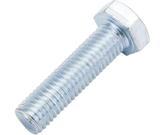 Болт МЕТАЛЛСЕРВИС М12x30, DIN 933, с полной резьбой, оцинк., 10 шт. 1239327 