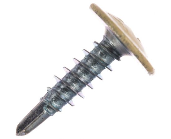 Прессшайба Качественный КРЕПЕЖ 4.2х16 мм, слоновая кость RAL 1014, сверло, 250 шт 0301113 КЧ 