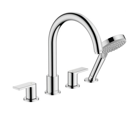 Смеситель на край ванны Hansgrohe Vernis Shape на 4 отверстия, хром 71459000 