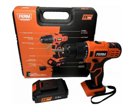 Аккумуляторная дрель-шуруповерт FERM FX Power CDM1164 – изображение 11