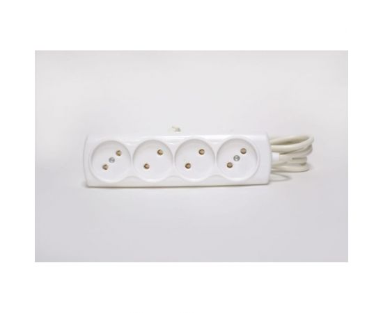 Удлинитель Радист ЭКОНОМ Р16-009 6А 4 гнезда 2*0,75 5м Белый 464 – изображение 2