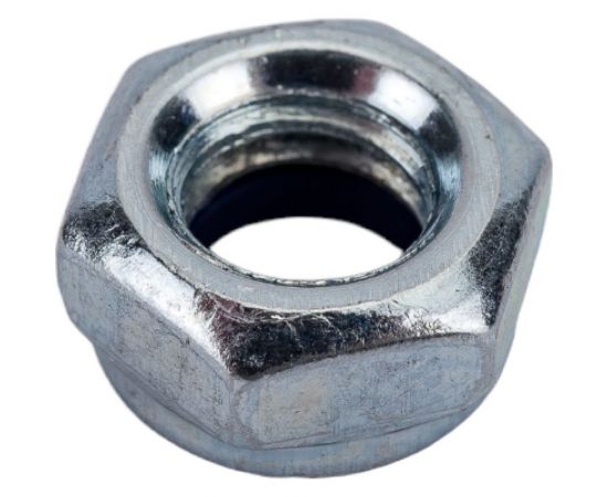 Гайка со стопорным кольцом МЕТАЛЛСЕРВИС M6, DIN 985, оцинк., 100 шт. 1239409 – изображение 2