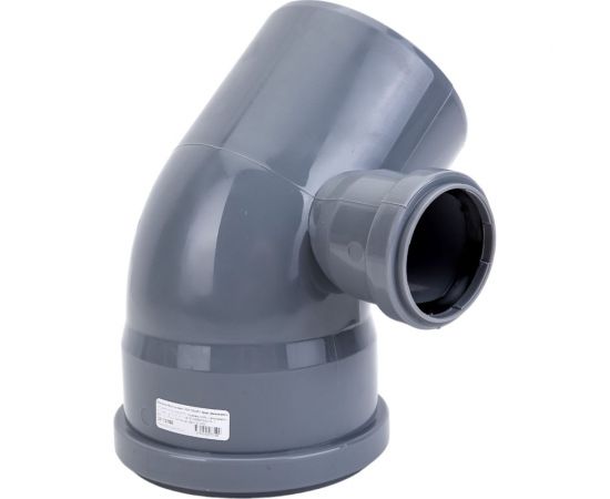 Универсальный отвод VALFEX 110/50x45, правый, внутренняя канализация 23112150 – изображение 2