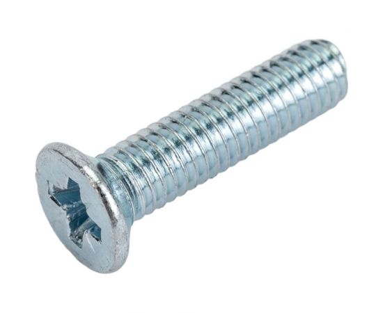 Винт с метр. резьбой крепежная техника потай, din 965, 6x25, 10 шт. 38466 – изображение 2