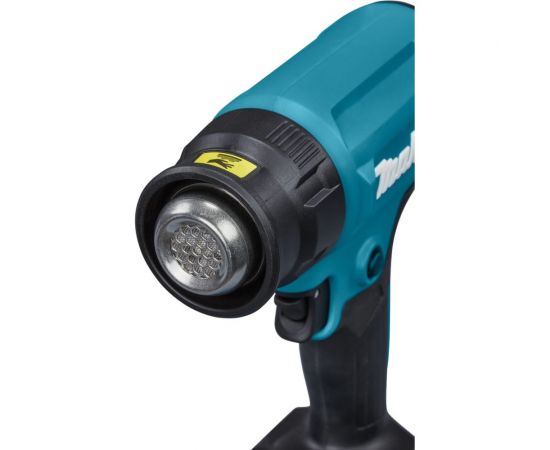 Аккумуляторный тепловой пистолет-фен Makita LXT 18В, 550 град, 2 скорости,6 режимов, насадки DHG181ZK – изображение 3
