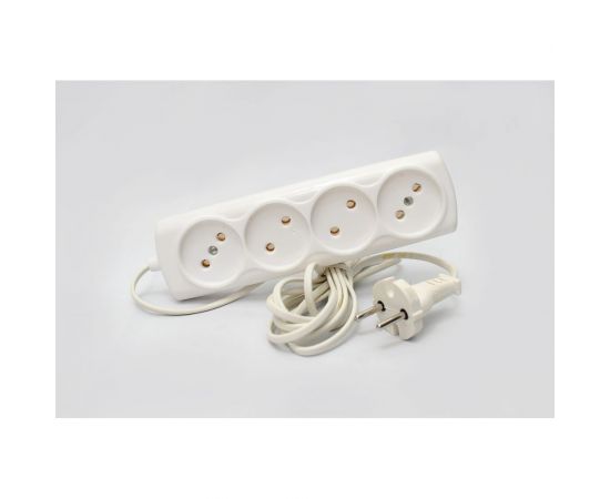 Удлинитель Радист ЭКОНОМ Р16-009 6А 4 гнезда 2*0,75 5м Белый 464 – изображение 3