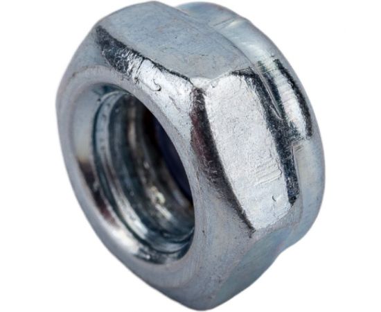 Гайка со стопорным кольцом МЕТАЛЛСЕРВИС M6, DIN 985, оцинк., 100 шт. 1239409 – изображение 3