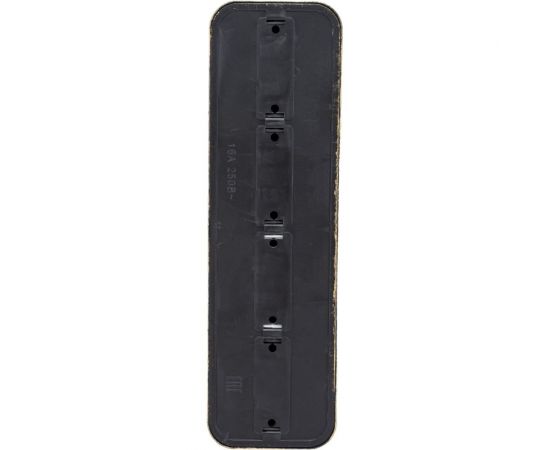 4-местная розетка SVET RA 16-466-Черная Бронза открытой устновки с заземлением EV0311-0069 – изображение 3