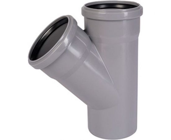 Тройник двухраструбный (67°) HTEA 50х40 Ostendorf 112310 – изображение 3