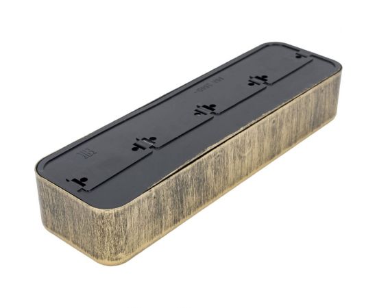 4-местная розетка SVET RA 16-466-Черная Бронза открытой устновки с заземлением EV0311-0069 – изображение 4