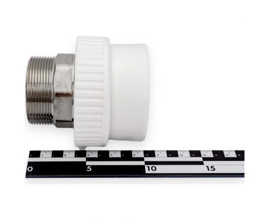 Муфта RTP PN25 комбинированная, наружная резьба, D63х2 мм под ключ 10670 – изображение 4