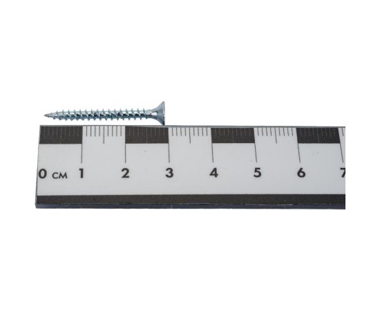 Шуруп крепежная техника белый цинк, 3,0x30 100 шт. 11313 – изображение 4