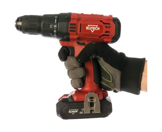 Аккумуляторная дрель-шуруповерт Elitech ДА 18СЛ2 191617 – изображение 4