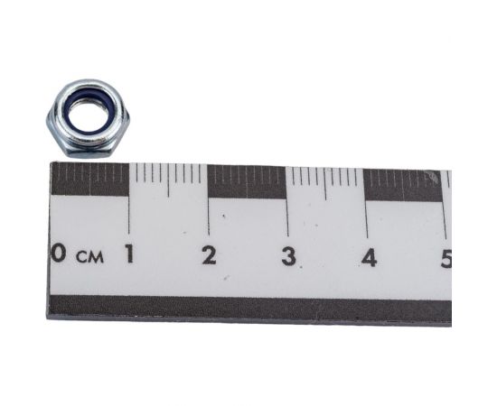 Гайка со стопорным кольцом МЕТАЛЛСЕРВИС M6, DIN 985, оцинк., 100 шт. 1239409 – изображение 5