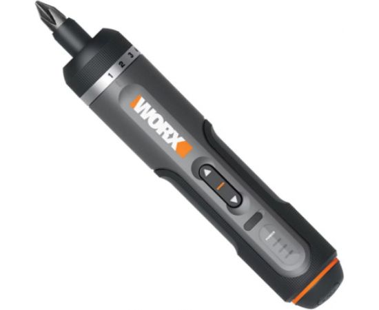Аккумуляторная отвертка WORX 4В, 5Нм, 1,5Ач, набор оснастки WX242 