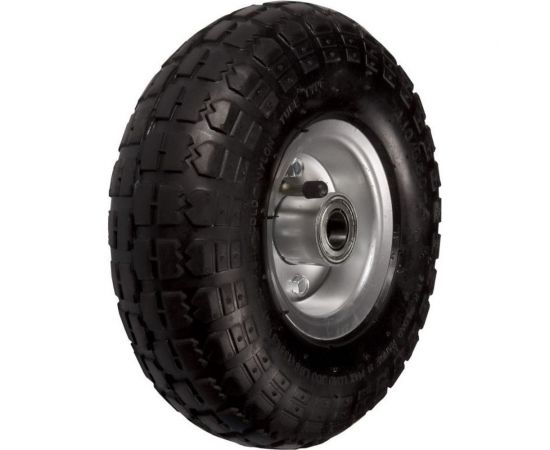 Колесо пневматическое со стальным ободом, протекторной резиной и шариковым подшипником (D260 мм; 20 мм) Tech-Krep 148414 