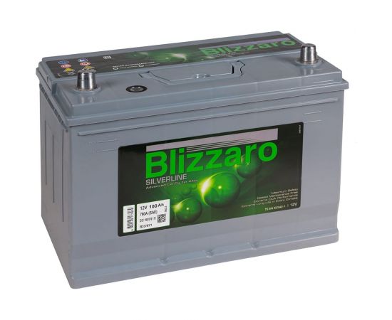 Аккумулятор BLIZZARO SILVERLINE 100L 760A, 306x173x225 450719 