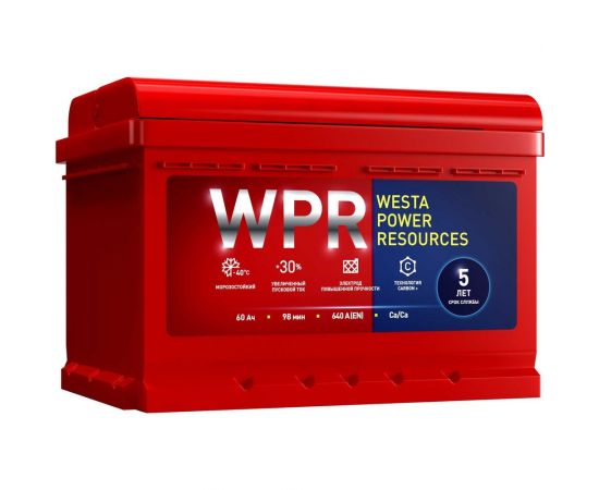 Аккумулятор WPR 6ст 60 VL 1, 640 А EN, 560107310 