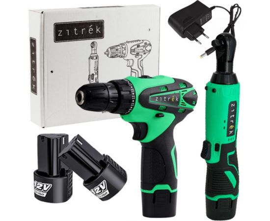 Набор аккумуляторного инструмента Zitrek (zkrw12, zkcd12) 2 в 1, 2x2.0ач 063-4404 