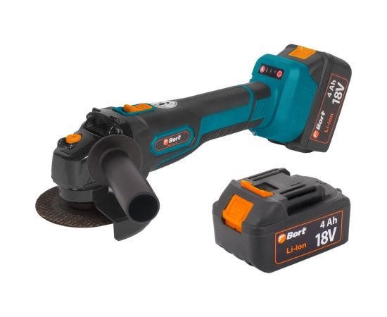 Шлифовальная угловая аккумуляторная машина BORT BWS-18Li-125 93722340 – изображение 13