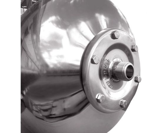 Гидроаккумулятор горизонтальный из нержавеющей стали 24 л LadAna 110108005 – изображение 2