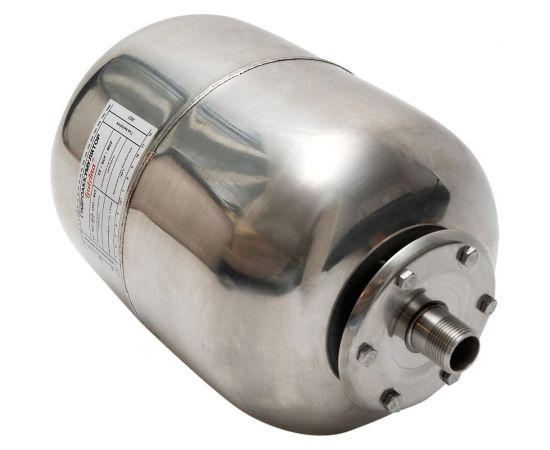 Гидроаккумулятор вертикальный из нержавеющей стали 8 л LadAna 110108001 – изображение 2