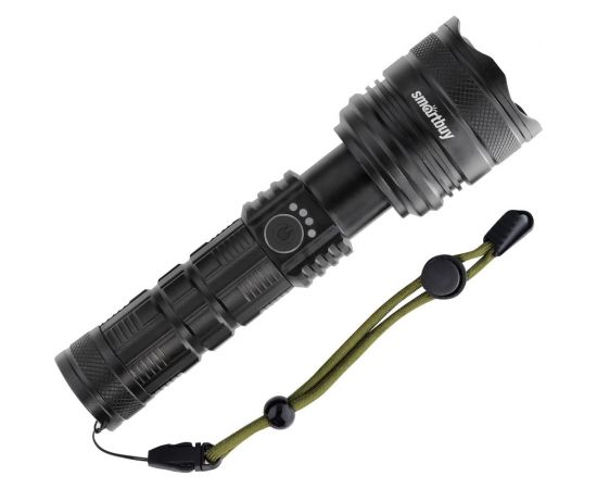 Аккумуляторный светодиодный фонарь Smartbuy cree xhp-90 30вт с системой фокусировки луча, черный SBF-40-K – изображение 2