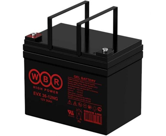 Тяговый аккумулятор WBR 12 В, 36 Ач EVX36-12G WBR – изображение 2