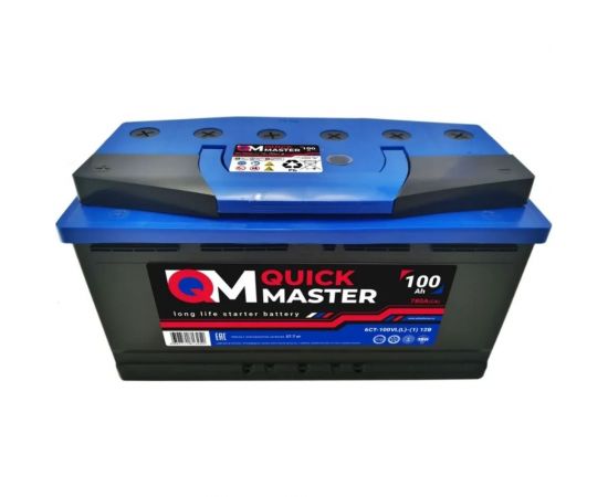 Аккумуляторная батарея Quick Master SP 6СТ-100 (L)-(1) 780А, 353x175x190 4657771813252 – изображение 2